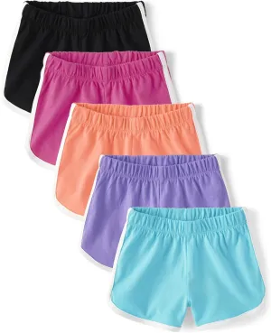 The Children's Place Baby Girls' and Toddler Assorted Knit Shorts