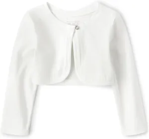 The Children's Place Baby Girls' and Toddler Long Sleeve Shrug Cardigan