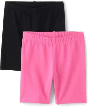 The Children's Place Baby Girls' and Toddler Solid Bike Shorts
