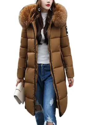 Thicken Mid-Long Cotton Down Coats