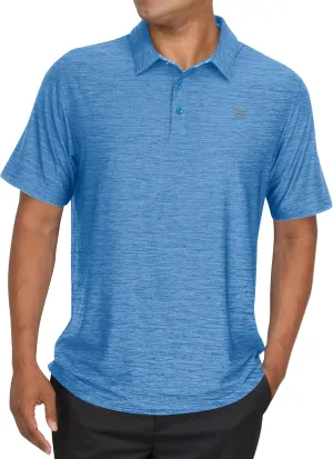 Three Sixty Six Golf Shirts for Men - Dry Fit Short-Sleeve Polo, Athletic Casual Collared T-Shirt