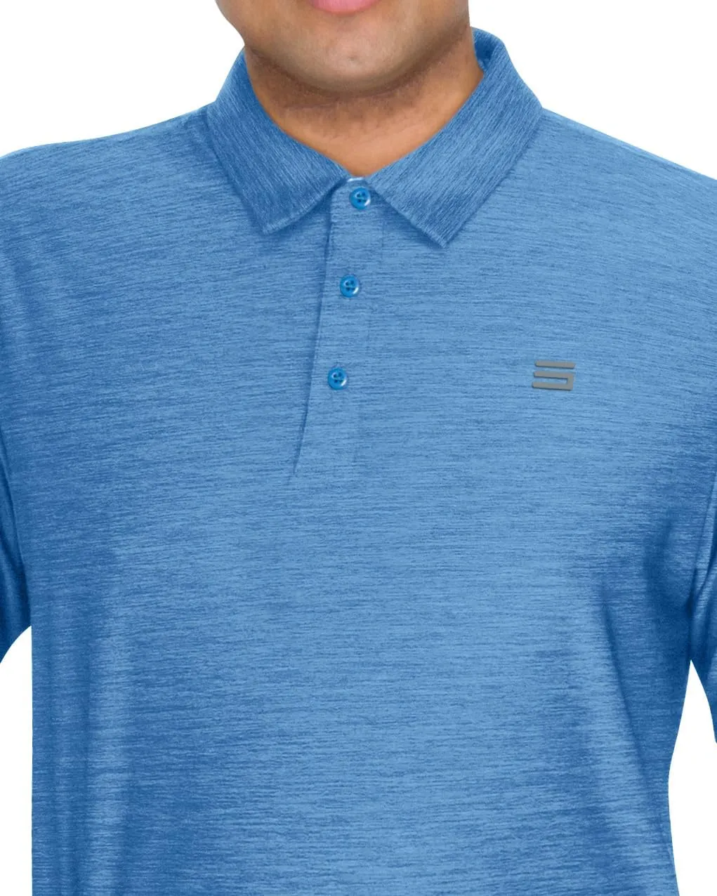 Three Sixty Six Golf Shirts for Men - Dry Fit Short-Sleeve Polo, Athletic Casual Collared T-Shirt