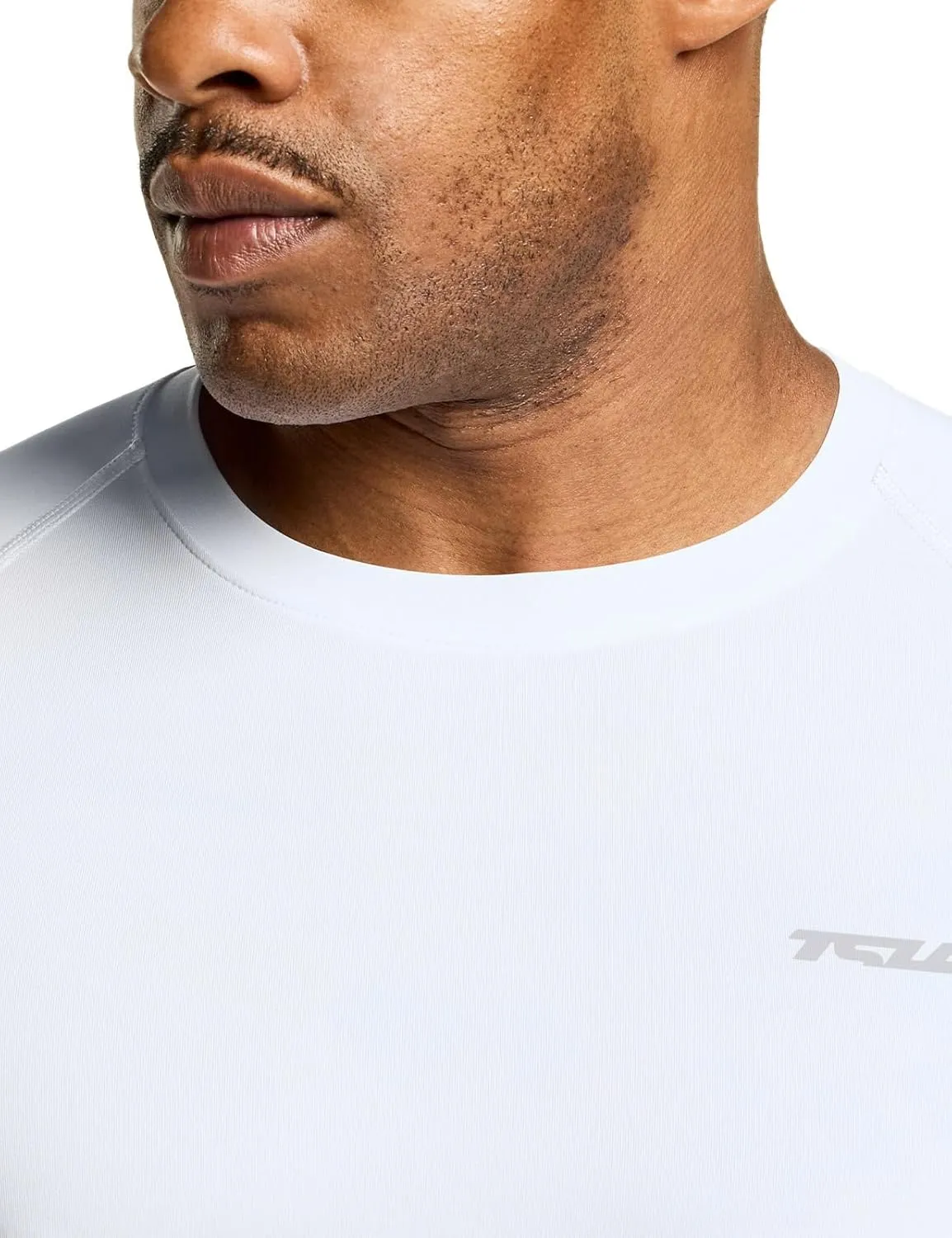 TSLA Men's UPF 50  Quick Dry Short Sleeve Compression Shirts, Athletic Workout Shirt, Water Sports Rash Guard