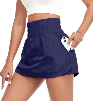 VUTRU Women's Tennis Skorts Athletic Quick-Dry Lightweight Golf Skorts Skirts with Phone Pockets Running Workout Skorts