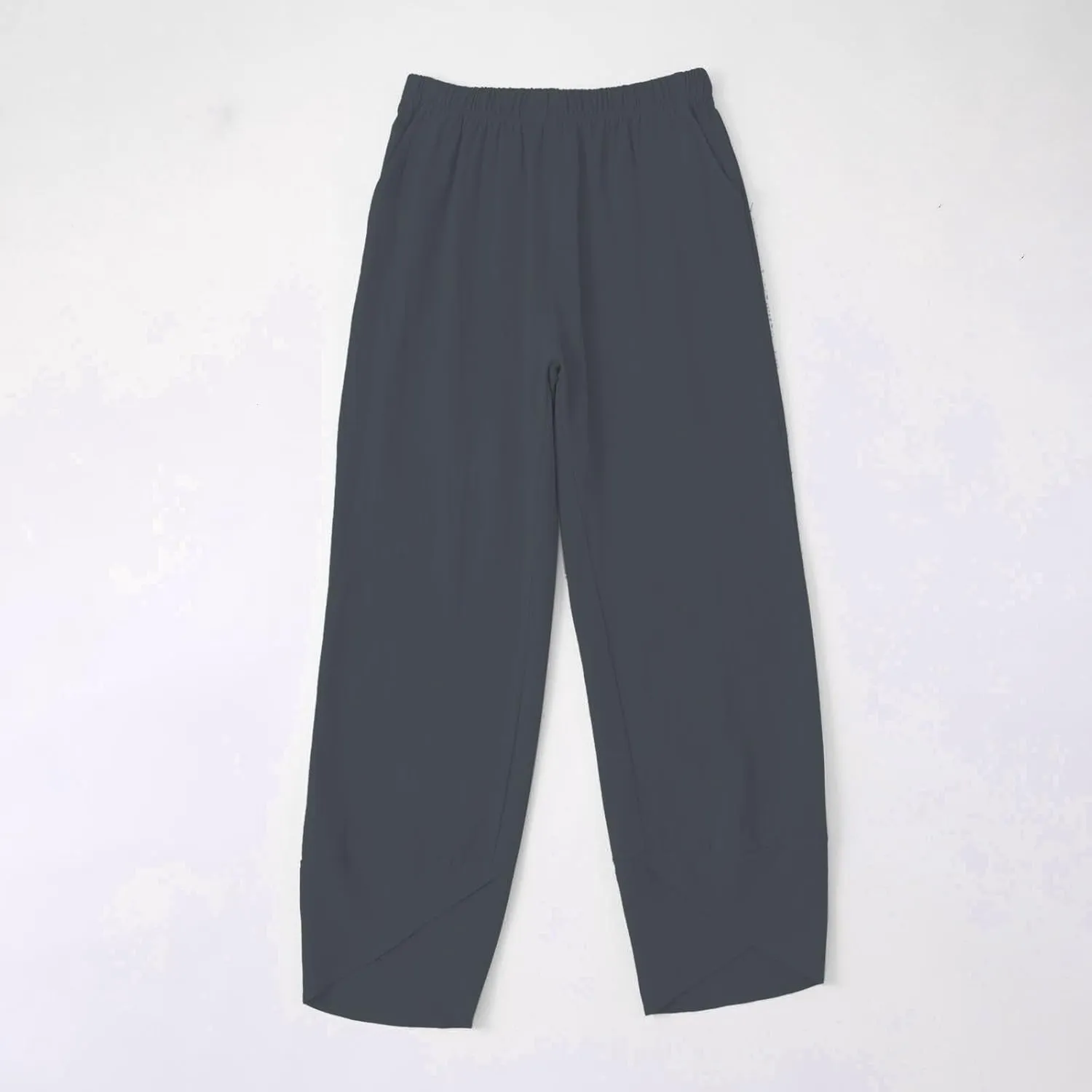 Women's Cotton Linen Pants Summer 2025 Casual Capri Pants with Pockets Cropped High Waisted Comfy Baggy Trousers