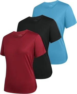 Women's Short Sleeve Shirts Quick Dry T-Shrit UV Sun Protection Outdoor Running Hiking Workout Tops