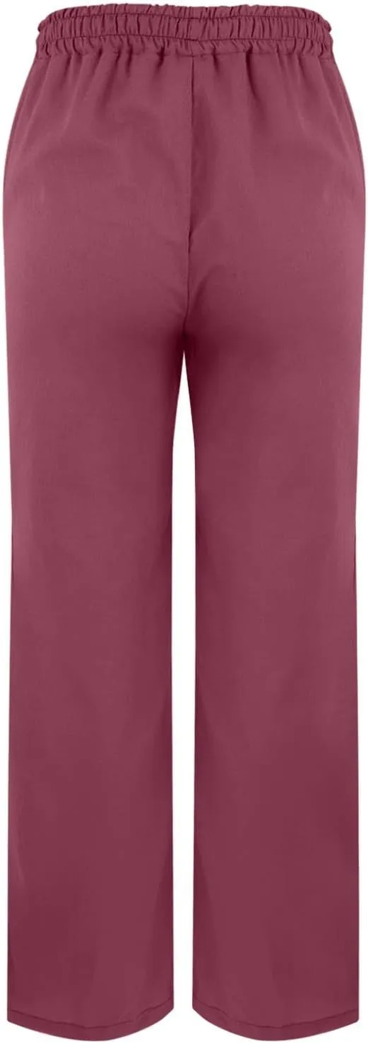 Womens Striped Linen Pants Lightweight Capri Summer Casual Beach Drawstring Elastic Waist Trousers with Pockets
