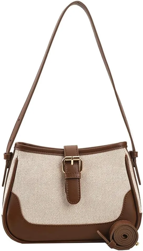 Women's Vegan Leather Purses Trendy Crossbody Purse Vintage Shoulder Handbags Clutch Underarm Tote Designer Bags