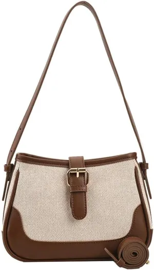 Women's Vegan Leather Purses Trendy Crossbody Purse Vintage Shoulder Handbags Clutch Underarm Tote Designer Bags