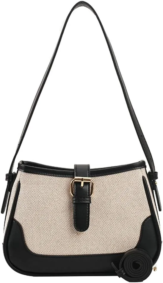 Women's Vegan Leather Purses Trendy Crossbody Purse Vintage Shoulder Handbags Clutch Underarm Tote Designer Bags