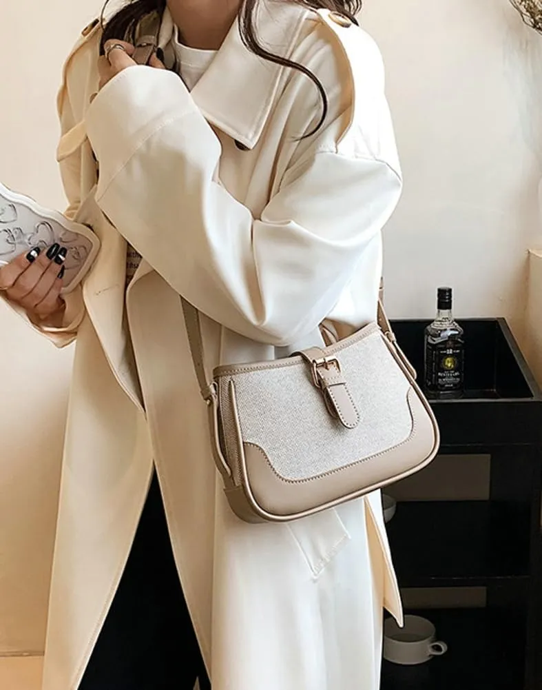 Women's Vegan Leather Purses Trendy Crossbody Purse Vintage Shoulder Handbags Clutch Underarm Tote Designer Bags