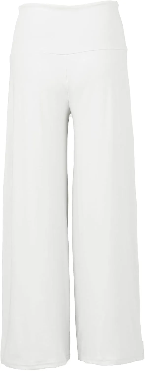 Womens Wide Leg Pants 2025 Summer Lounge Plus Size Palazzo Pants Dressy Lightweight High Waisted Flowy Yoga Pant