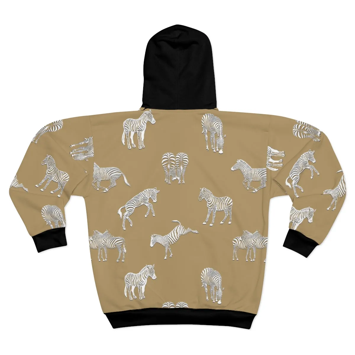 Zebra Play Unisex Zip Hoodie